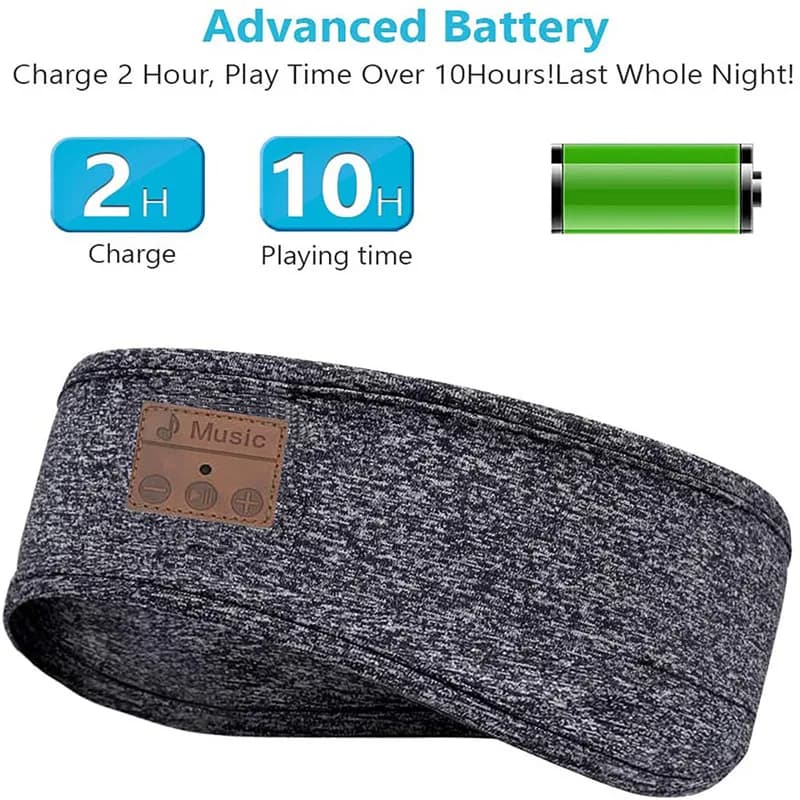 Eye mask with wireless music for women headset to sleep compatible with Bluetooth earphone for smart sports band with microphone bands for hair Yoga