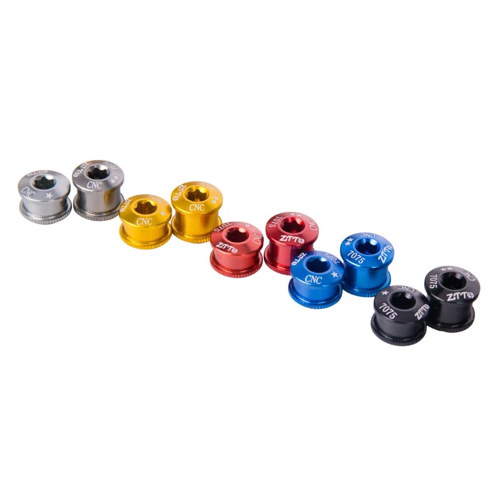 Bulloni per corona di bicicletta per bici da strada MTB CNC 7075 T6 viti per ruota dentata in lega di alluminio 5mm 7mm per parti guarnitura 5 pezzi