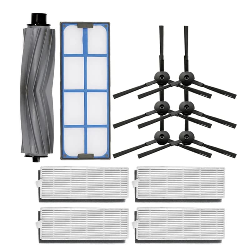 Rullo per aspirapolvere Spazzola laterale principale Polvere Filtro primario Hepa per parti per aspirapolvere robot AMIBOT Animal H2O Connect X610