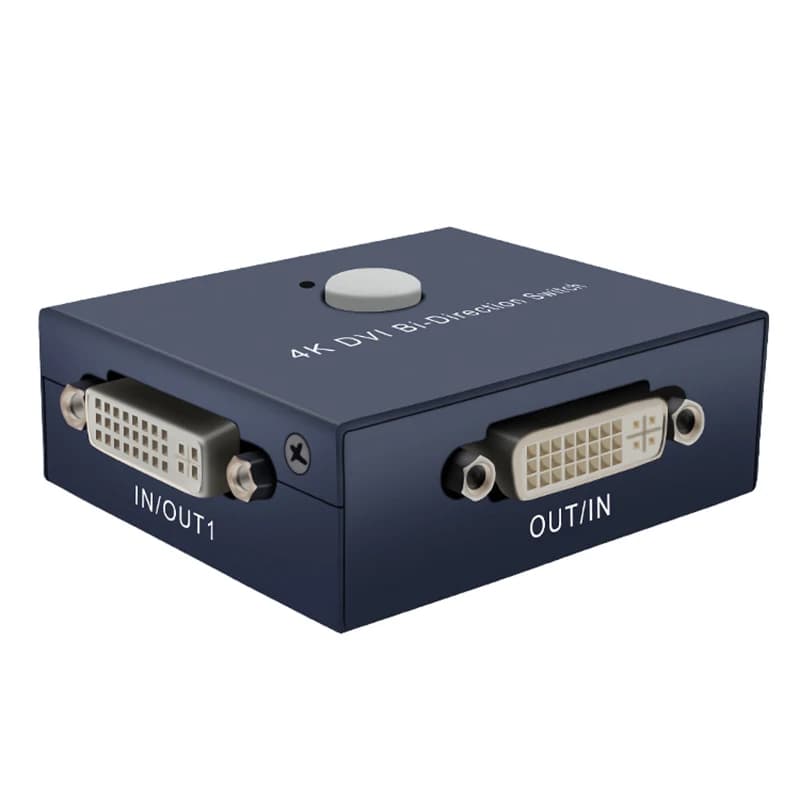 Switch HDMI 4K @ 30Hz 2X1 DVI Switcher HDMI bidirezionale UHD 4K x 2K Splitter per HDTV/PS4/ One/Apple TV/Fire Stick