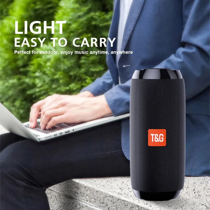 TG117 Altoparlante esterno 10W USB Impermeabile portatile Hifi Wireless Colonna Altoparlante Supporto TF Card Radio FM Ingresso Aux