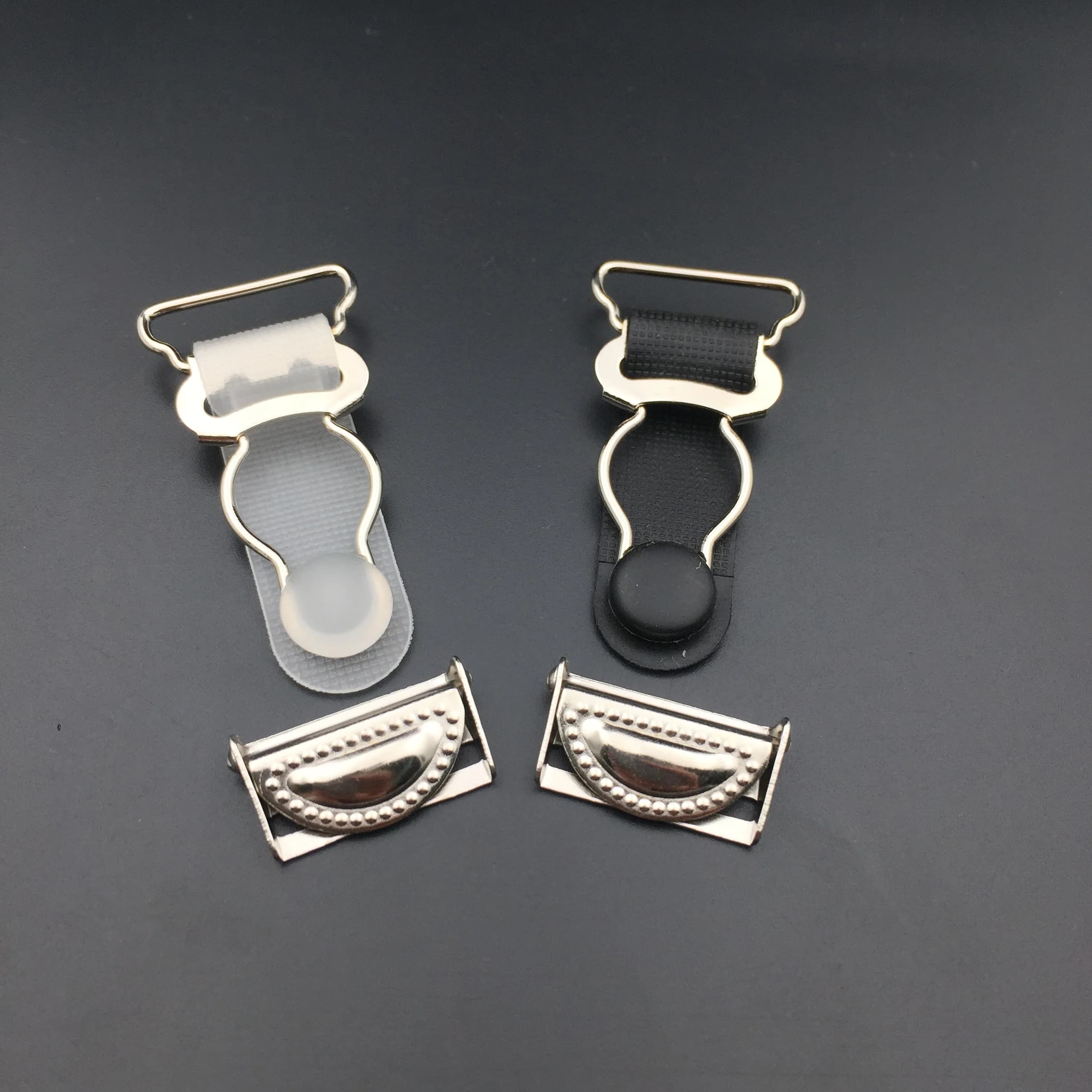 50 set/lotto clip per reggicalze in metallo clip per reggicalze Adatto per clip di regolazione del nastro elastico da 20 mm