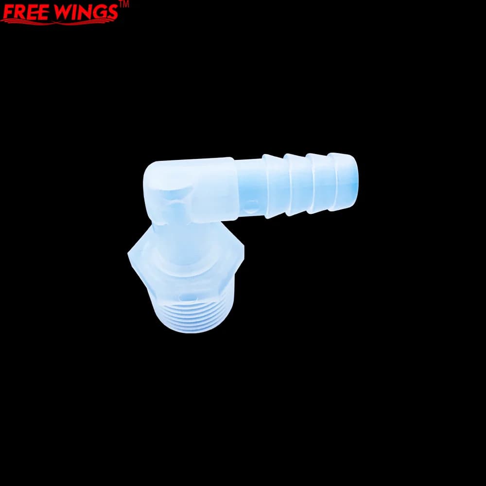 1/5/10pcs W3.9-G1/8-W9.5-G1/2 Filo Connettore A Gomito Acquario Serbatoio di Pesce di Plastica PP Pagoda Giunti Pompa di Aria Tubo Adapte