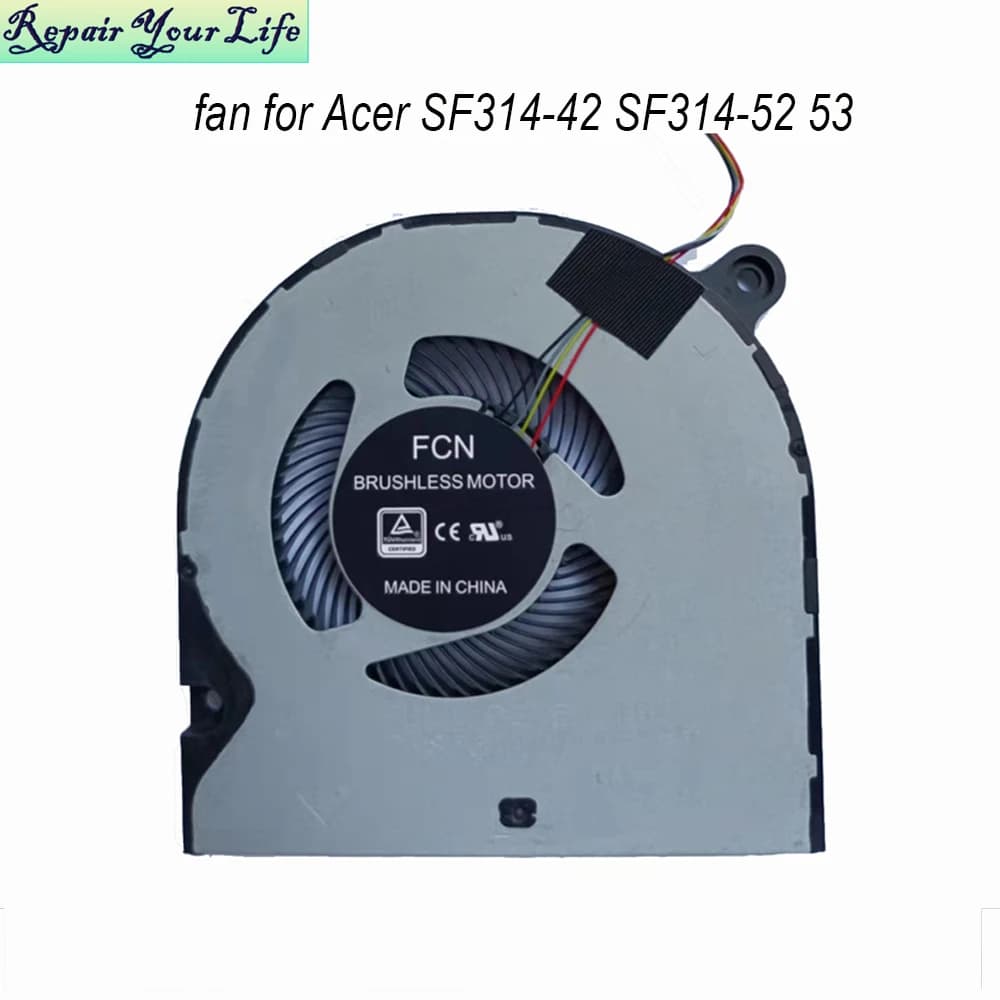 Ventole di raffreddamento della CPU per Acer Swift SF314-42 SF314-52 SF314-53 53G SF315-41G SF315-51 52G SF314 42G 1323-00XY000 FLMM 23.GNUN5.001