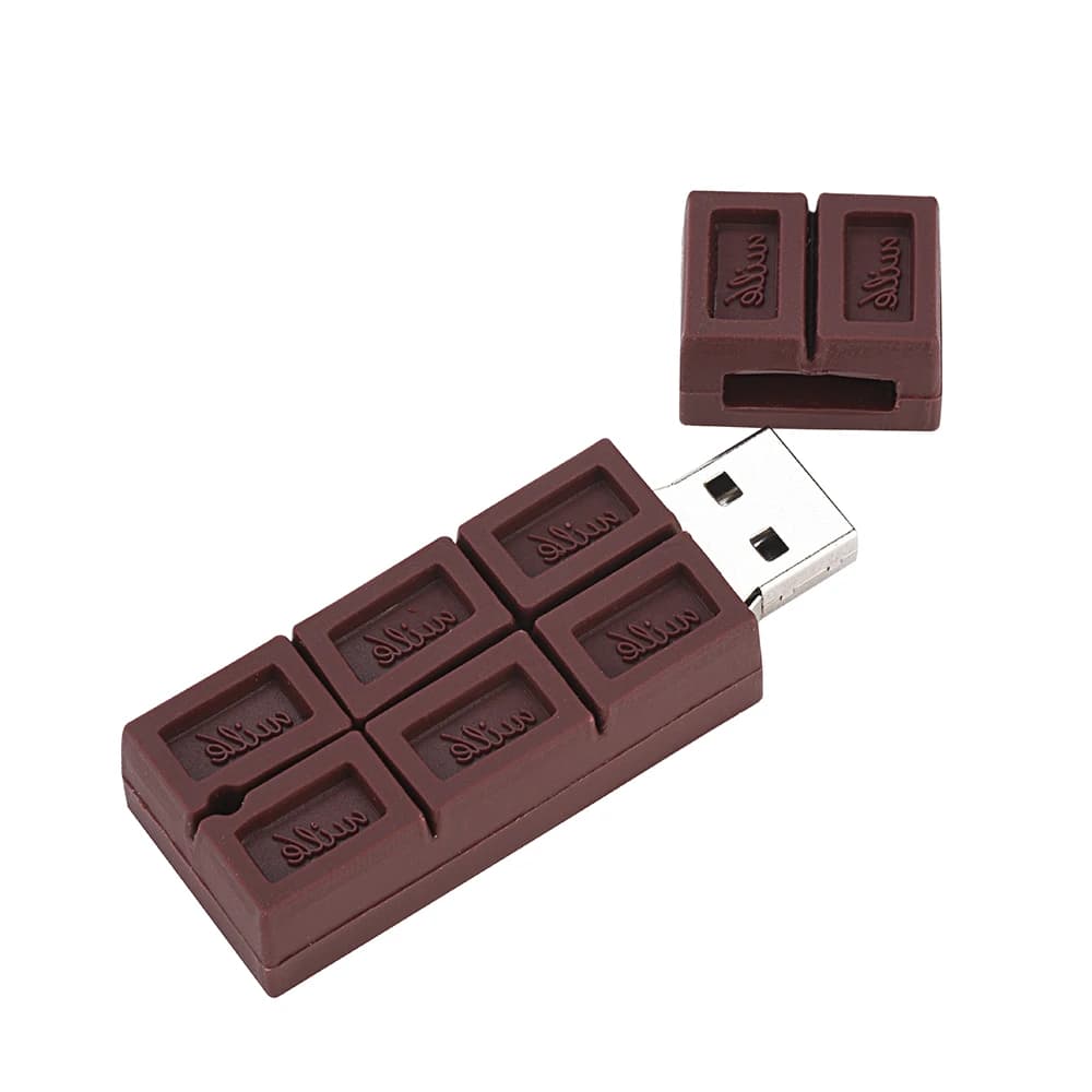Chiavette USB al cioccolato 16gb 32gb Cartoon pendrive 64gb 128gb pendrive 4GB creativo USB 8GB regalo di nozze