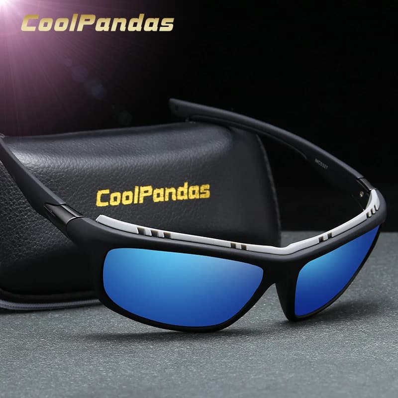 CoolPandas 2026 Classic Outdoor Sport Polarized Sunglasses Men Anti-Glare Driving Goggles Oculos lunette soleil homme