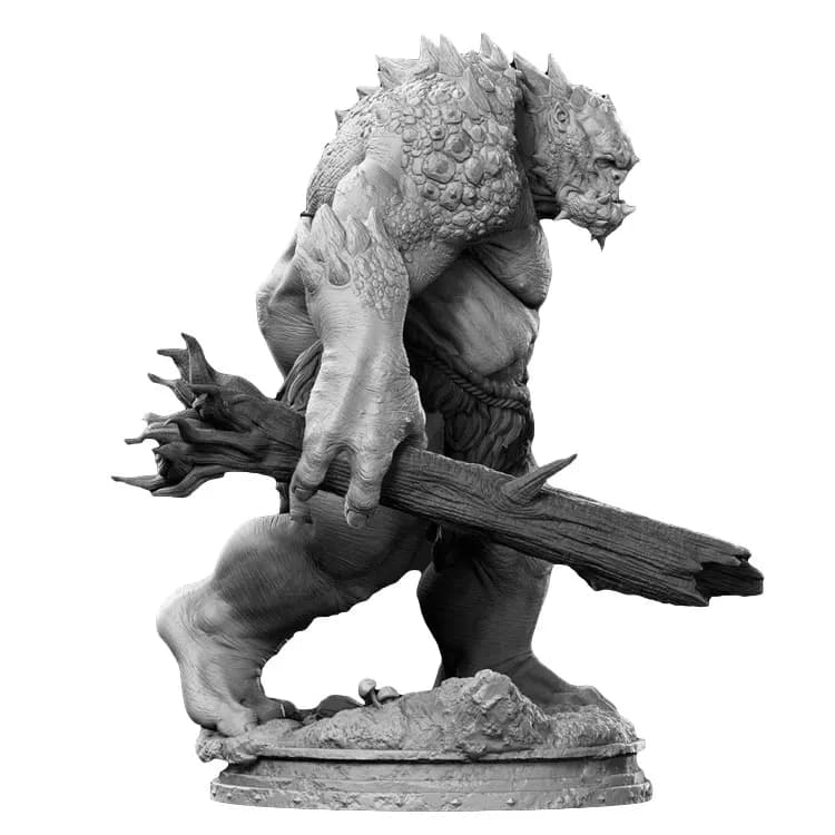 1/32 56mm 1/24 75mm Kit modello in resina Albero Goblin Mostro ORC Figurina non verniciata nessun colore DW-011