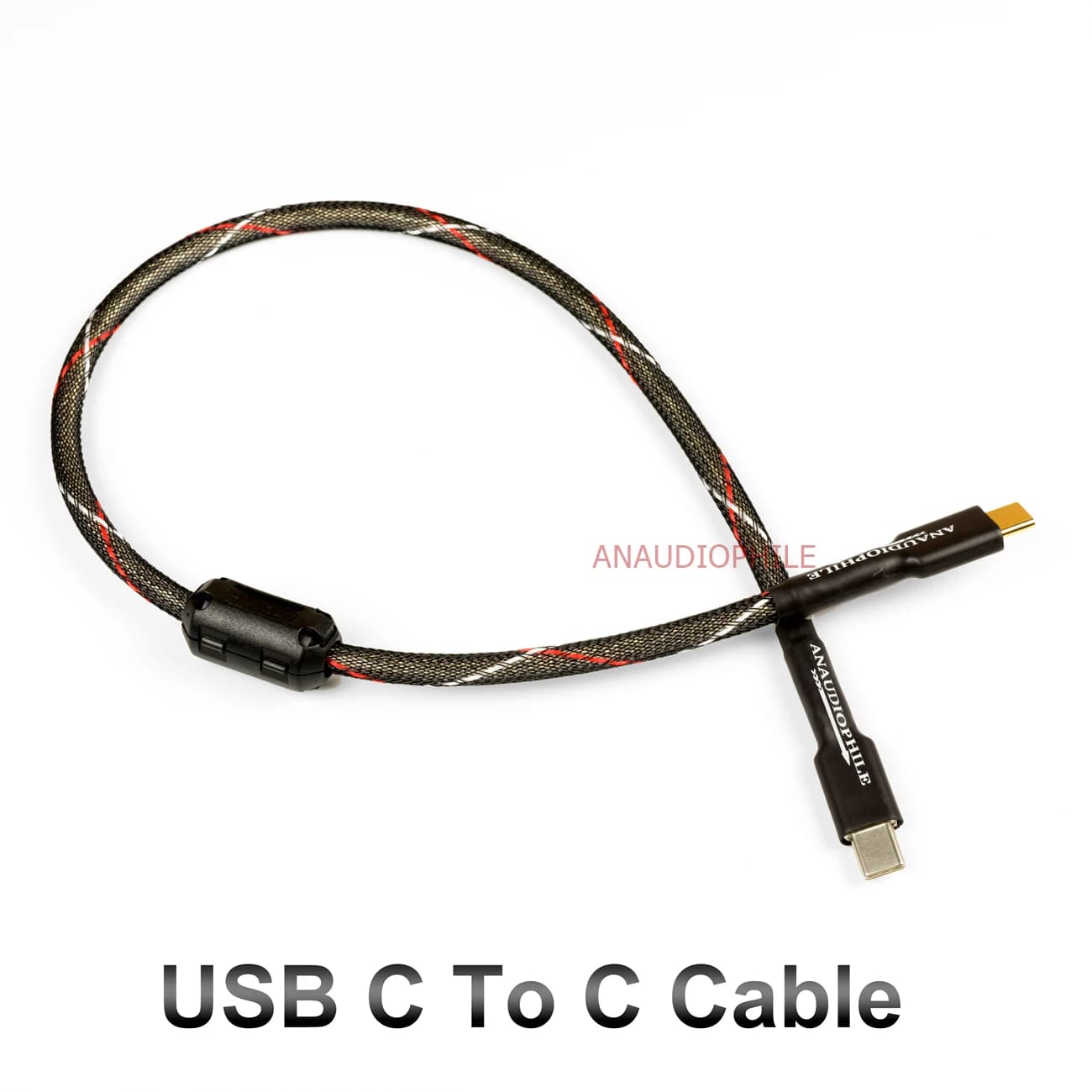 HiFi USB C To C Cable Sliver Plated USB Type C To C Audio Data Cable 5N DAC Amplifier