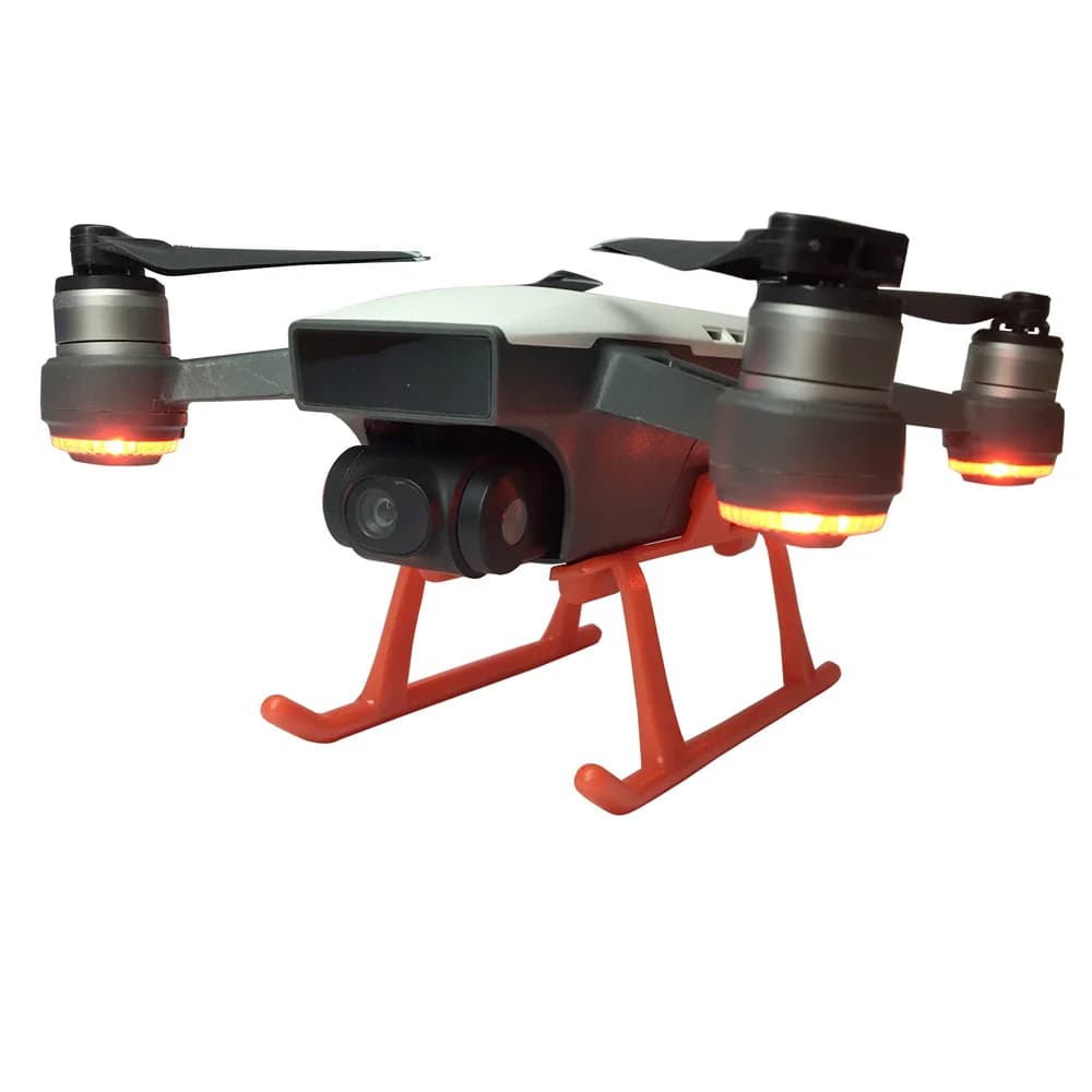Per DJI Spark 3CM Altezza Extender Gamba Carrello di Atterraggio Kit per Spark Drone Protezione Leggero Piedini A Sgancio Rapido Grigio Rosso ​