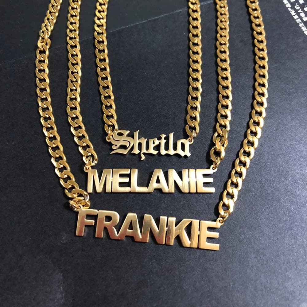DOREMI 5mm cubano personalizzato targhetta collana numeri ragazza bambini gioielli collana personalizzata in acciaio inossidabile
