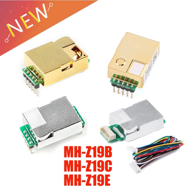 Monitor infrarosso 400-5000 0-5000ppm UART PWM del modulo del sensore del Gas dell'anidride carbonica del sensore di CO2 di MH-Z19E di IR