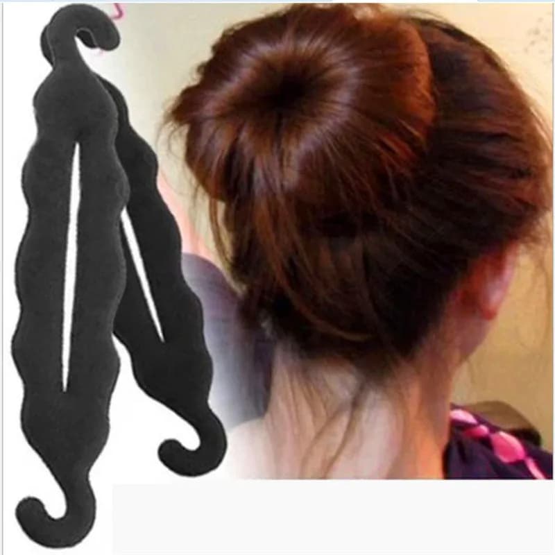 1 pz dispositivo per capelli da donna spugna in schiuma disco per capelli ciambella panino disordinato rapido updo clip per capelli accessori per capelli strumenti di moda per capelli
