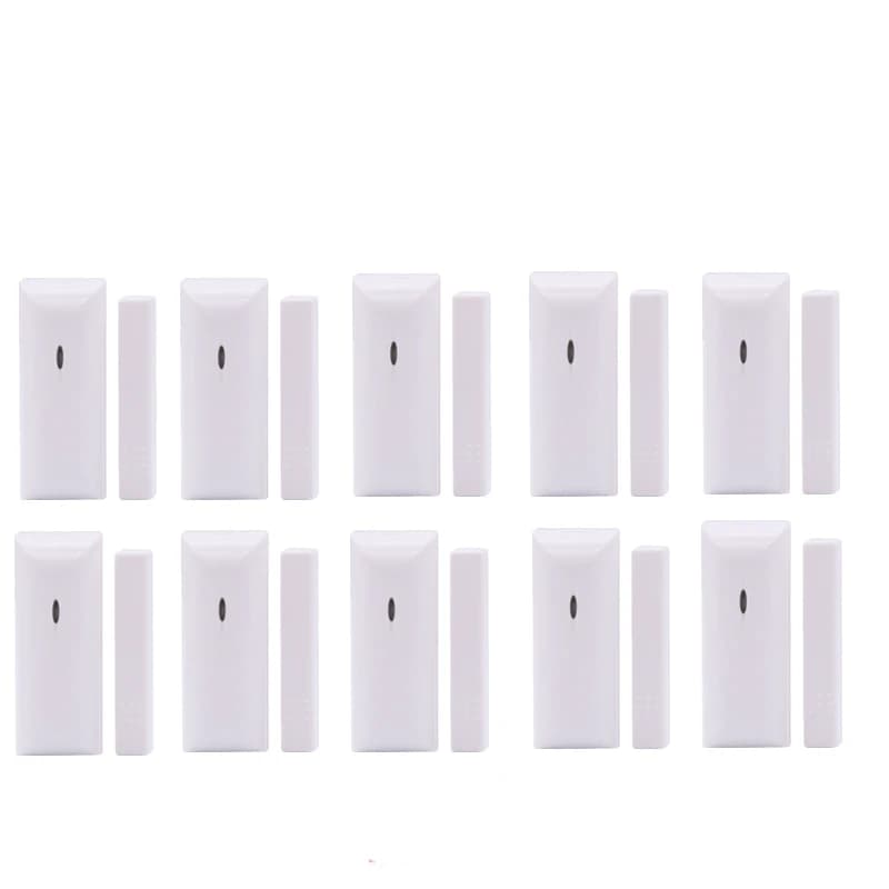 Meian Focus MD-210R Allarme sensore magnetico per porte e finestre Frequenza 433 Mhz/868 Mhz con avviso batteria scarica per la sicurezza domestica