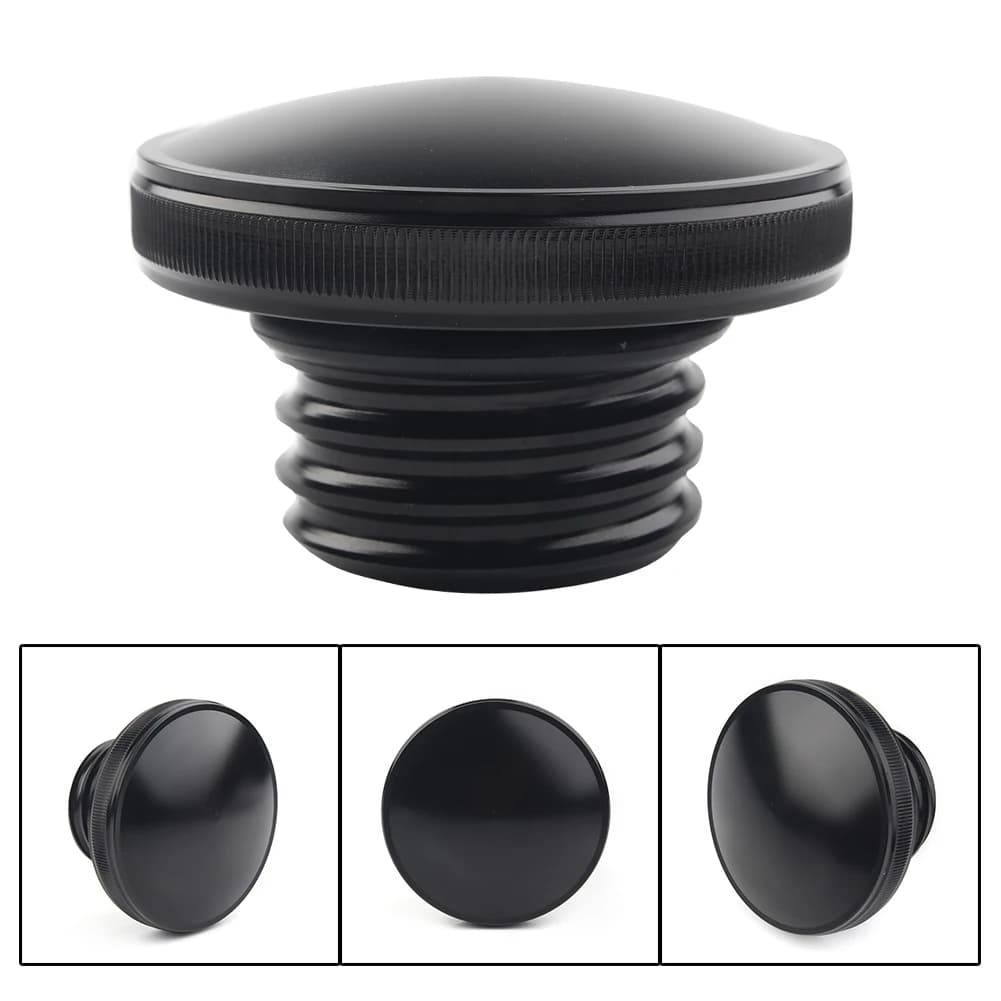 Motorcycle Fuel Gas Cap Tank Right-hand Thread Smooth For Harley Davidson Sportster Dyna Road King Softail XL 883 1200 1992-up