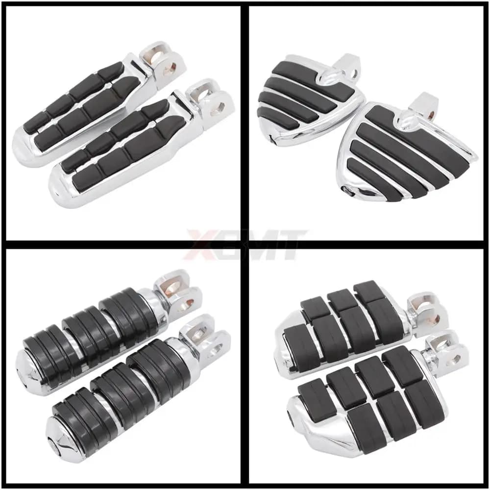 Motorcycle Accessories Front Foot Pegs Footrests For Kawasaki Ninja 250R 300 650 Z1000 Concours 2002-2015