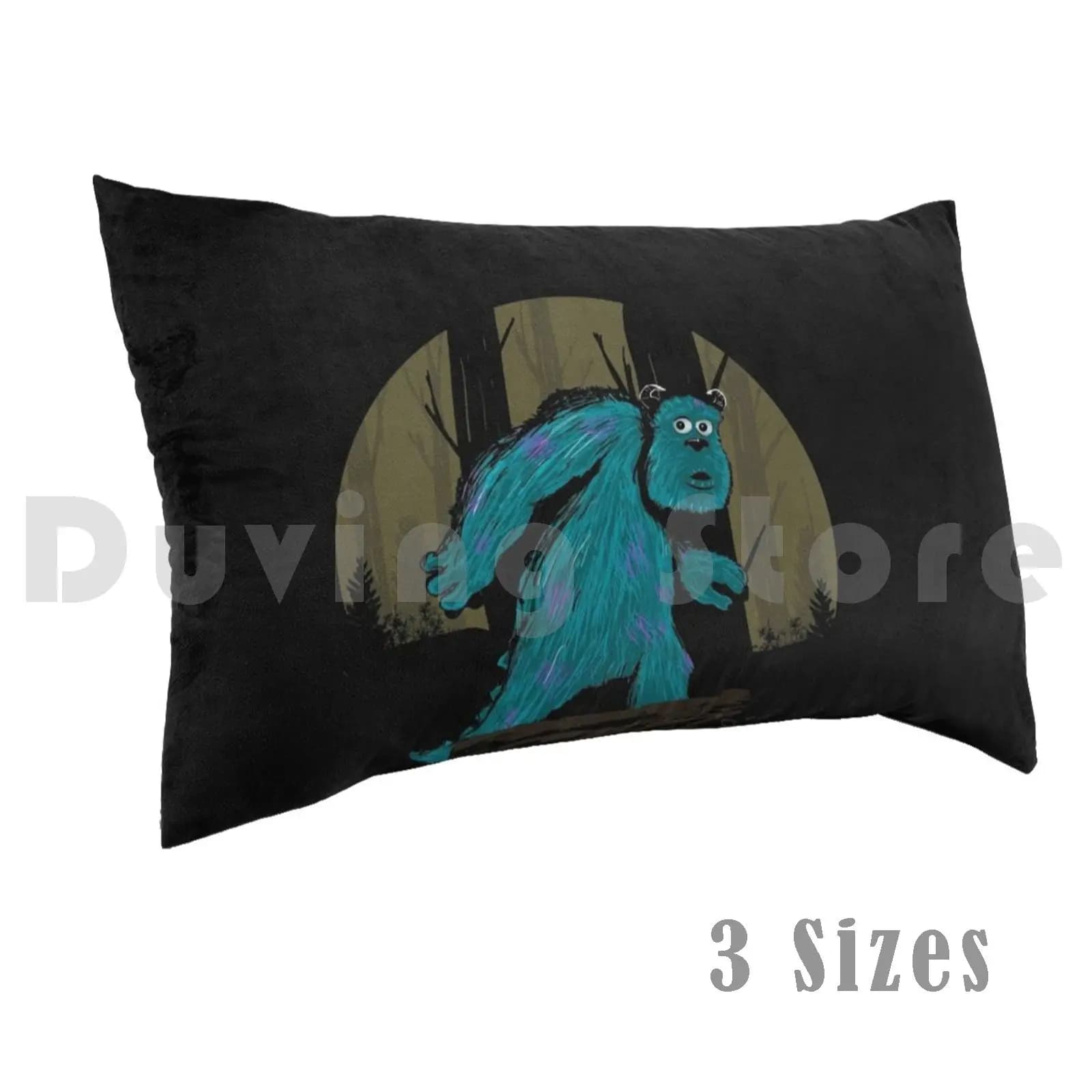 Federa per cuscino Big Blue Monster 1893 Monsters Inc Sully Bigfoot Pixar Myth Pop Culture Parodia Theroy