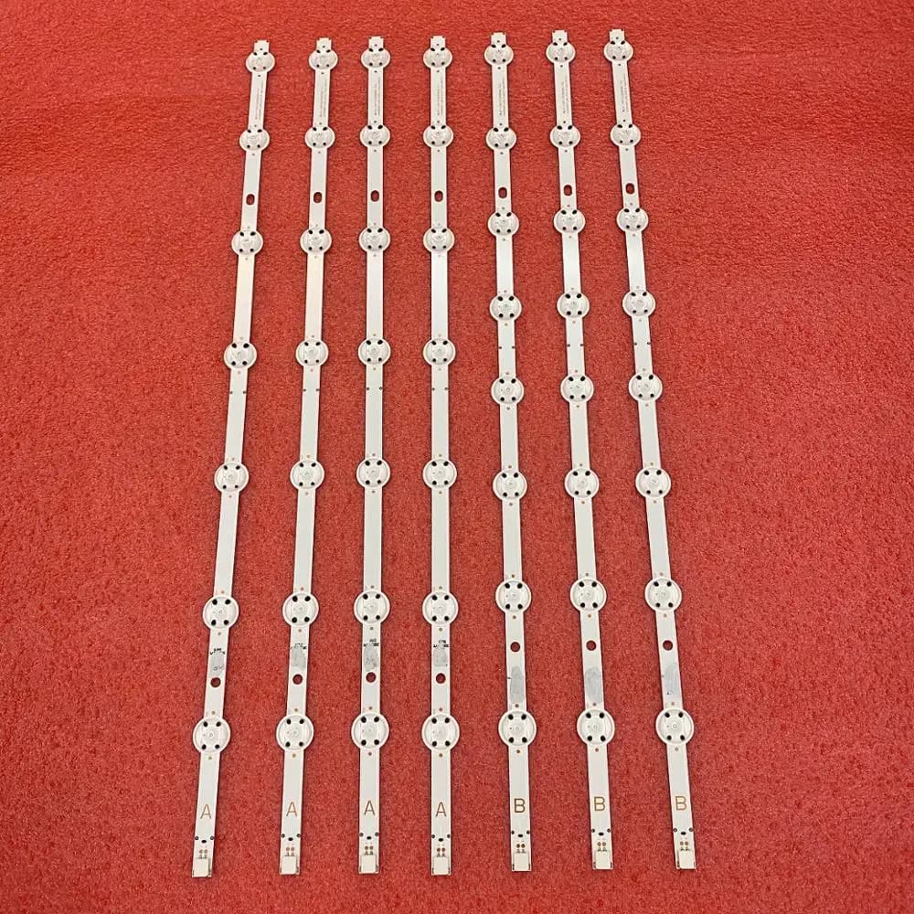 Striscia di retroilluminazione a LED (7) per 55PUS6031 55U6663DB 55U6763DB 55U5766DB L55UE17 P55US0756A 55U6663DB 55HK6T64U VES550QNDS-2D-N11 N12