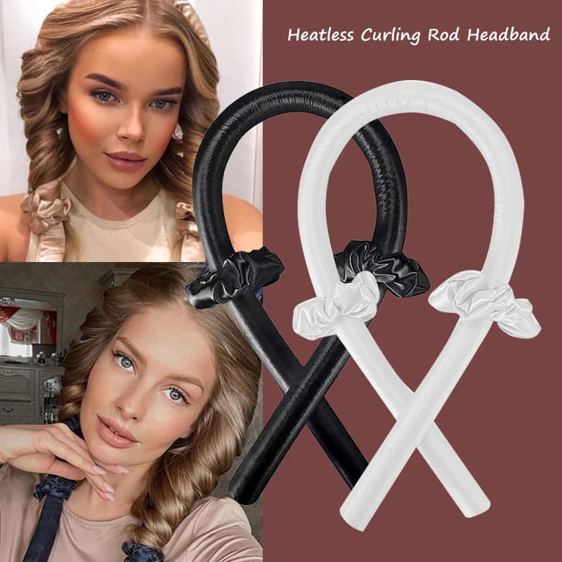Lazy Heavy Less Curling Rod Sponge Headband Air Wave Sponge No Heat Bigodini Woman Sleeping Modeling Tool Hair Accessories