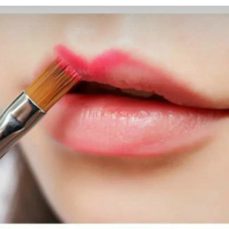 Pennello per Labbra Telescopico Portatile con Coperchio, Pennello per Rossetto Piatto, Mini Pennello per Trucco in Offerta