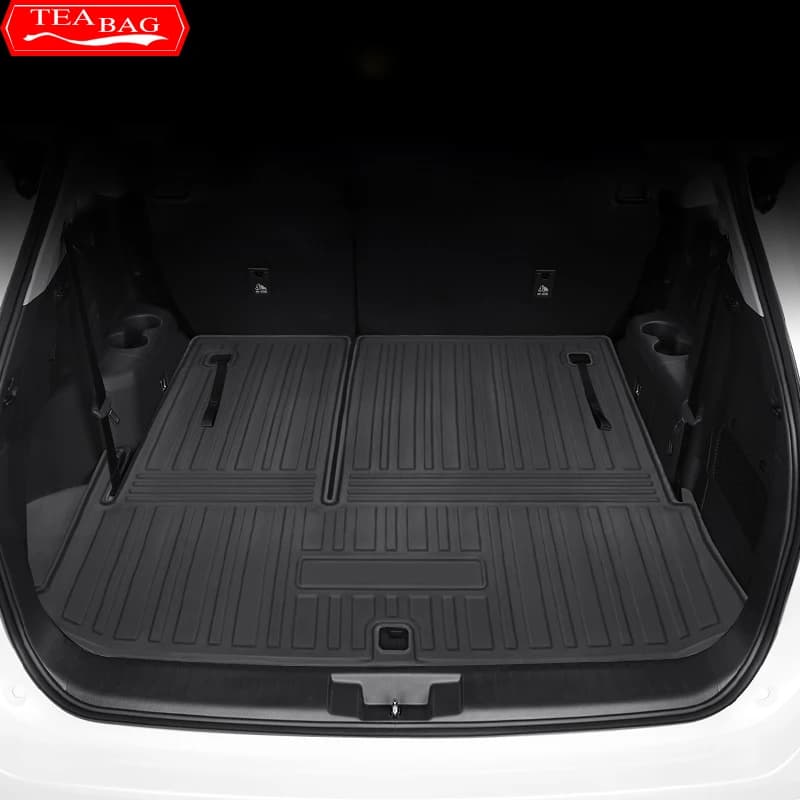 Car Rear Trunk Liner Cargo Boot TPO Trunk Mat Floor Tray Mud Kick Carpet For Toyota Highlander XU70 Refit 2020-2022 Accessories