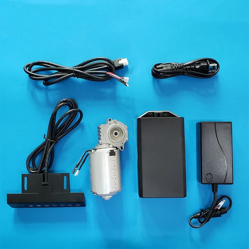 137F motore da tavolo di sollevamento 24V 52W 6N.m set attuatore e Controller lineari con ingranaggi di decelerazione cc spazzolati