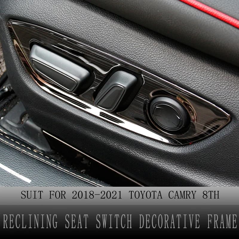 Rearable Seat Cover for Toyota Camry 8th Generation 2018 2019 2020 Rearable Seat Frame Decorative Interior Car Accessories