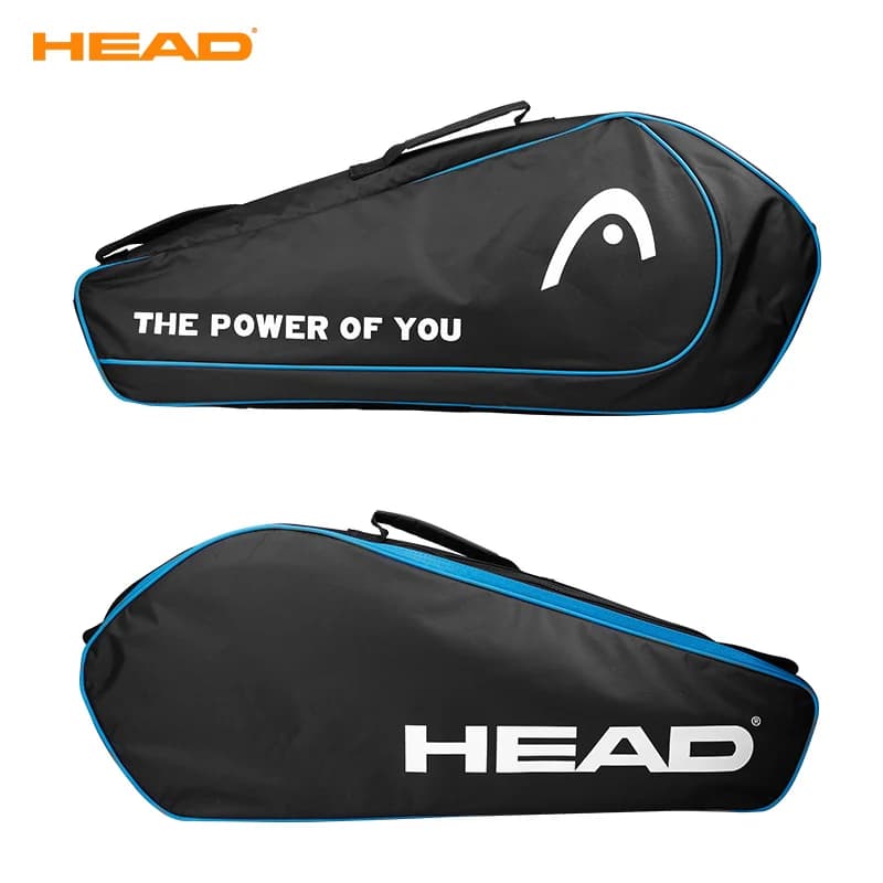 HEAD Borsa per racchetta da tennis Confezione da 3 Borsa da allenamento per sport da competizione Borsa a mano a tracolla Borsa da squash Badminton Raquete De Padel