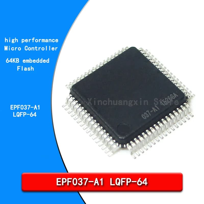 LQFP-64 originale 64KB memoria flash integrata 4.25KB RAM 8-bit chip microcontrollore ad alte prestazioni