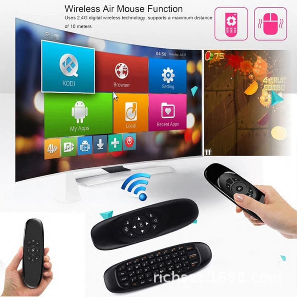 Mini tastiera wireless Fly Mouse Control Air Mouse 2.4G laptop ricaricabile Smart Android TV Box PC Proiettore Box di gioco remoto
