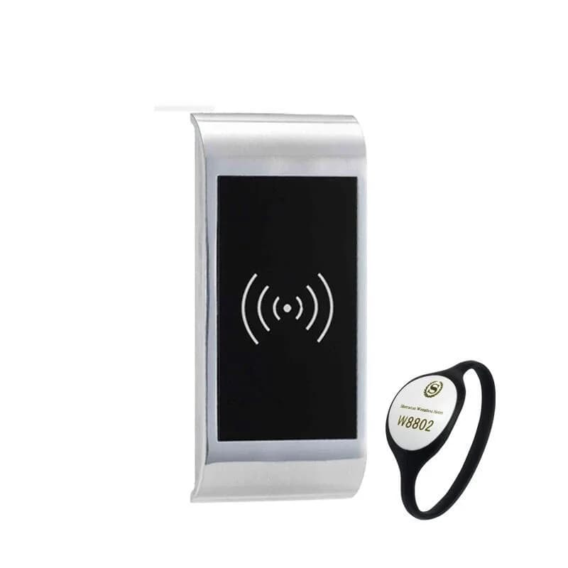 Serratura elettronica per armadietti per armadietti da palestra per piscina con RFID digitale intelligente in acciaio inossidabile con chiave Master EM126