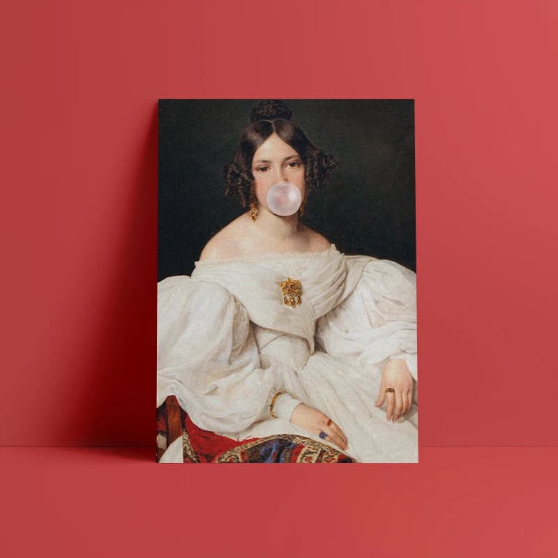 Prints on Canvas Wall Art Poster Classical Fashion Art Baroque Modular Image for Modern Living Room Frame for Home Decorations
