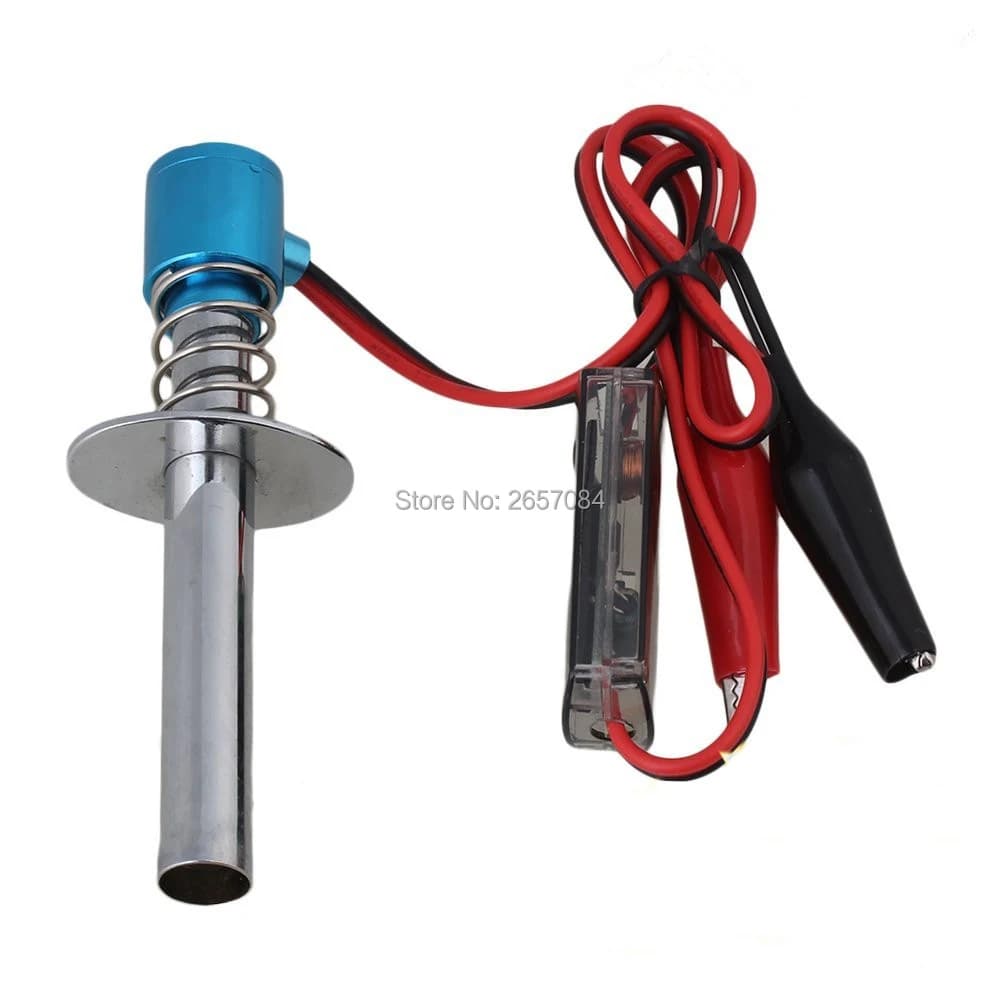 Candele elettriche Candela incandescente Accenditore di avviamento per 1:8 1:10 Nitro Buggy Truck Modello RC Auto Baja Barca Aereo Elicottero