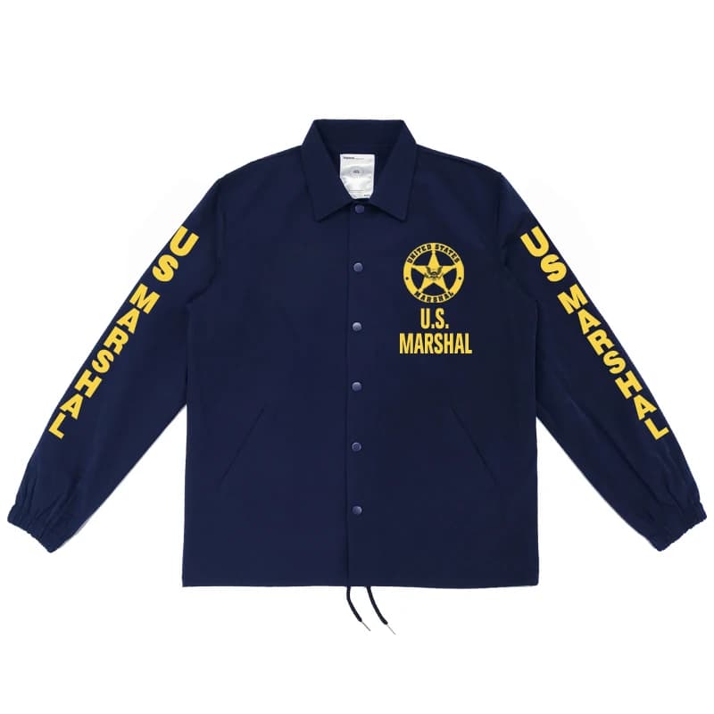 American police fan trainer jacket USMS stile di identificazione abbigliamento cappotto uomo primavera autunno CS new trend youth loose blue