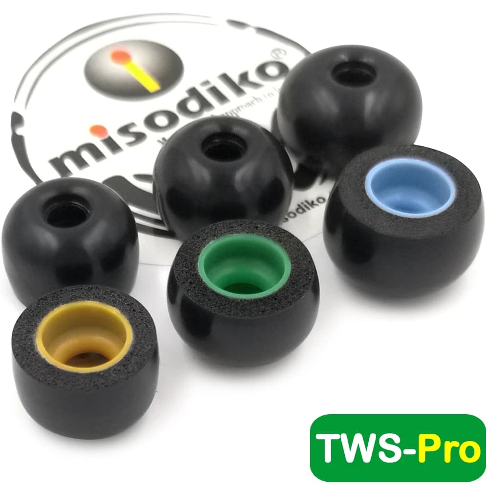 Auricolari misodiko TWS-Pro in Memory Foam per auricolari Wireless Ture-Jabra Elite 75t, Elite 65t, Active 65t, Elite Sport, advance 65t