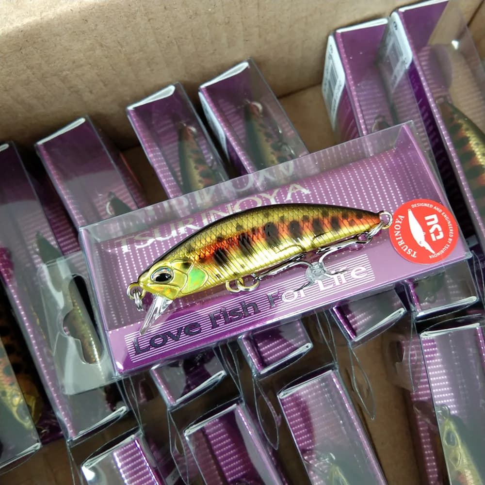 TSURINOYA dw63 14PCS affondamento Minnow Fishing lure 5g/50mm esca artificiale per trota Bass Fishing Wobbler richiamo duro Crankbaits