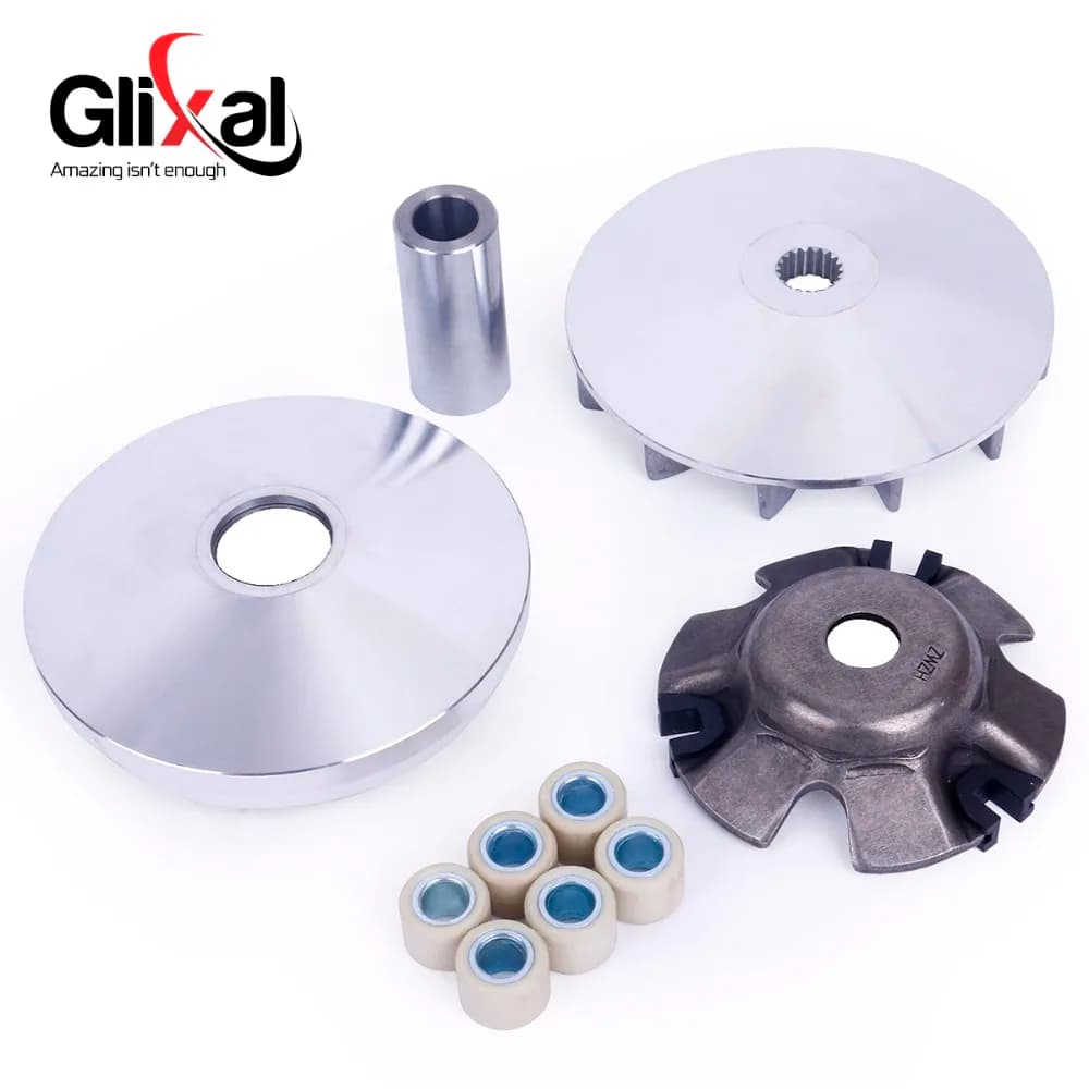 GY6 125cc 150cc variatore Kit frizione anteriore puleggia con pesi a rulli per 152QMI 157QMJ Scooter cinese ciclomotore Go Kart UTV