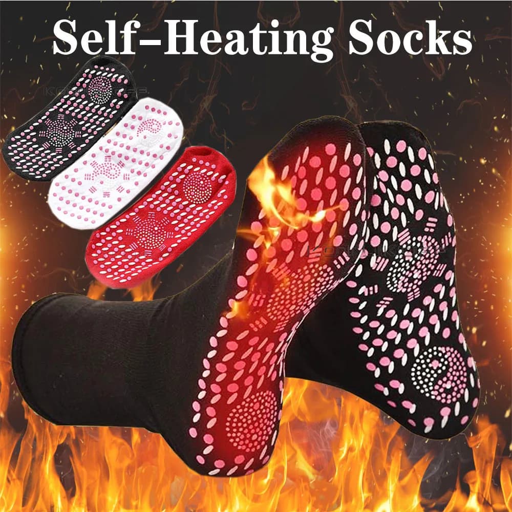 Socks magnetic socks Unisex self-heating socks for health care tormaline therapy magnetic massager comfortable and breathable warm