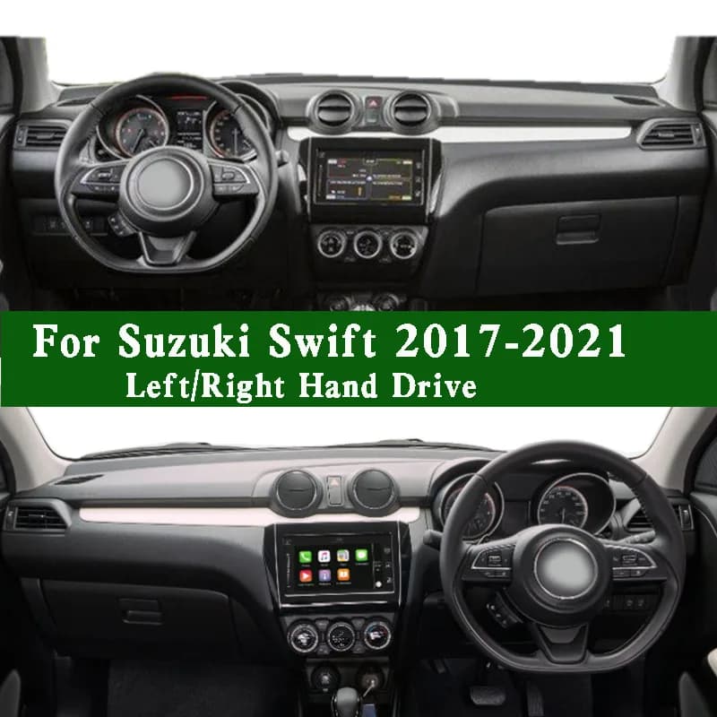Per Suzuki Swift 2017-2021 Dash Zerbino Cruscotto Copertura Pannello strumenti Protezione solare Pad Dash Zerbino Anti-sporco Ornamenti