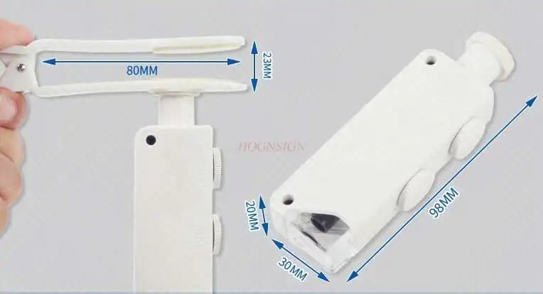 attrezzatura di ingrandimento Lente d'ingrandimento lampada a led microscopio portatile telefono cellulare 160 volte / 200 volte Qing