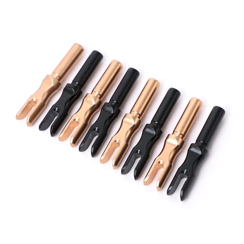 6/12pcs Tiro con l'arco Freccia Nock In Lega di Alluminio Inserto Code di Freccia Per ID4.2mm Freccia Albero FAI DA TE Arco Freccia Caccia Tiro Accessorio