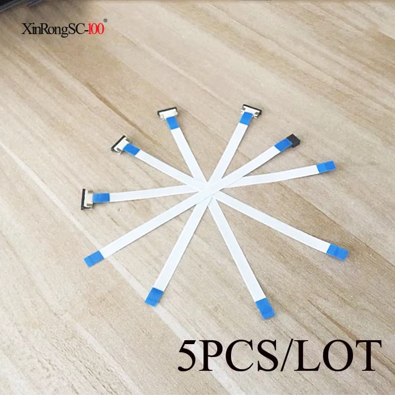 5PCS cavo di prolunga Touch screen tieline cavo di prolunga FPC cavo morbido 4 PIN 4 fili 1.0mm spaziatura cavo piatto linea di prolunga