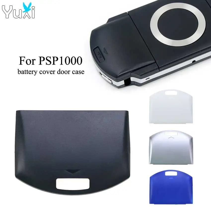 YuXi coperchio batteria in plastica per Console PSP1000 guscio del pacco porta posteriore della batteria per custodia di ricambio PSP 1000