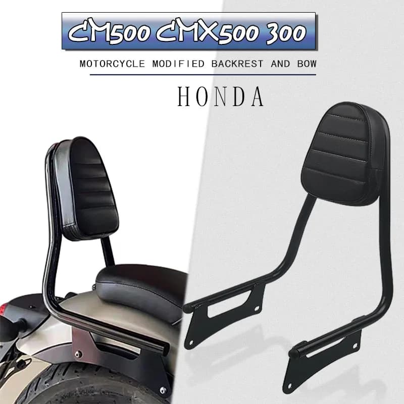Per Honda Rebel 500 CMX 300 CMX300 CMX500 2017-2020 Moto Portapacchi Carrier Passeggero Posteriore Sissy Bar Schienale