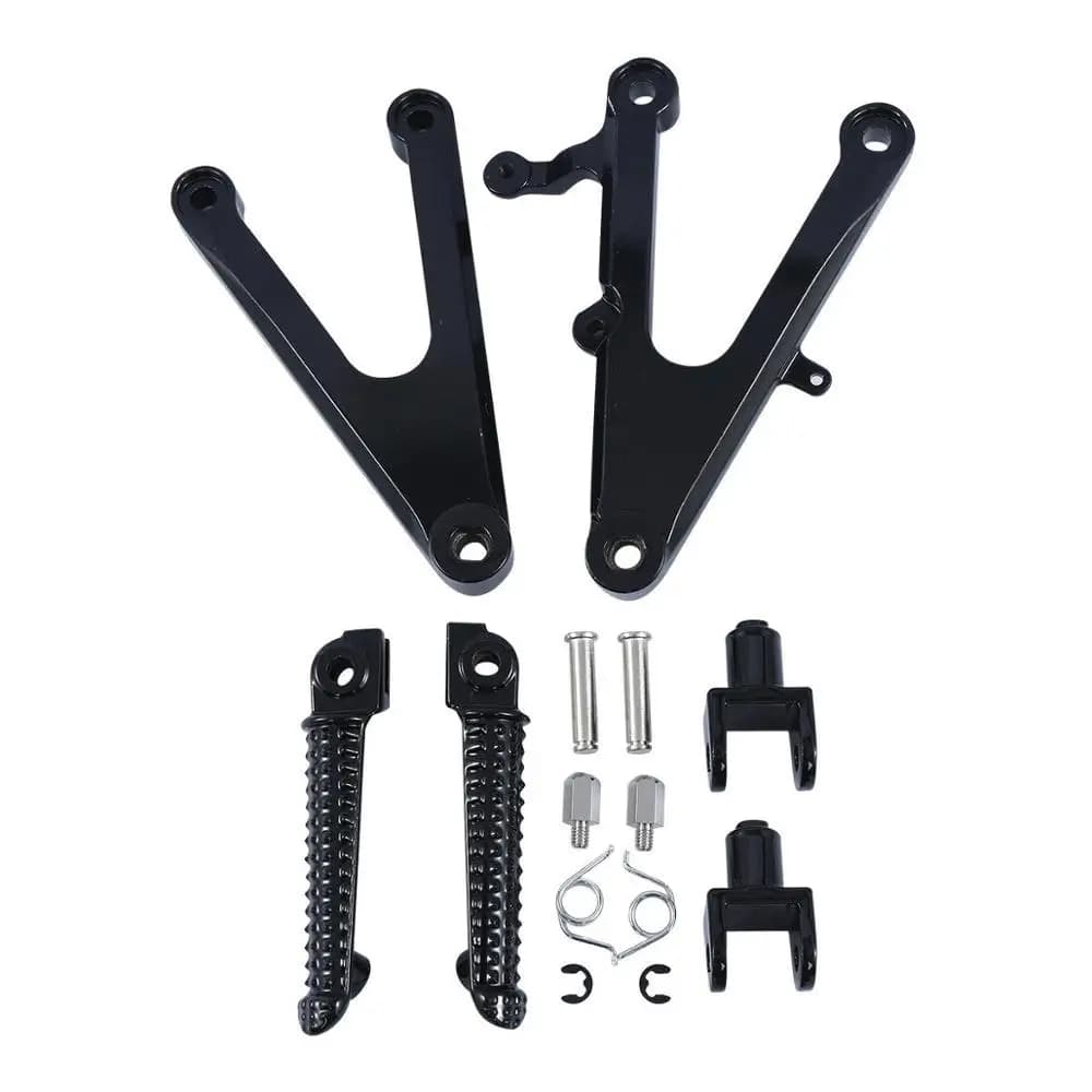 Moto Pedane Anteriori Pedane Staffe Per Yamaha YZF R1 YZFR1 2002-2003 02 03 in lega di Alluminio