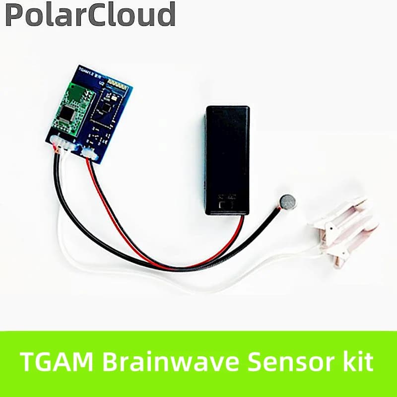 Arduino Starter Kit Module TGAM for Neurosky Brainwave Sensor EEG Feedback Mindwave Provide SDK support STM32 Matlab Python