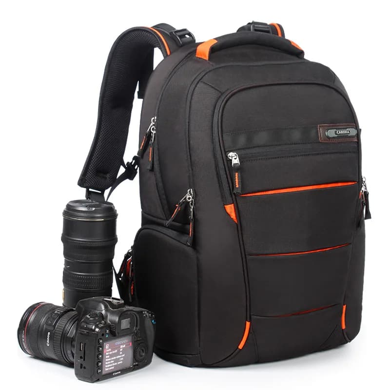 Careell Universale di Grande Capienza Del Sacchetto Dslr Camera Bag Photo Borsa Fotografica Borsa Zaino da Viaggio Zaino per Canon Nikon Sony Digital Cam