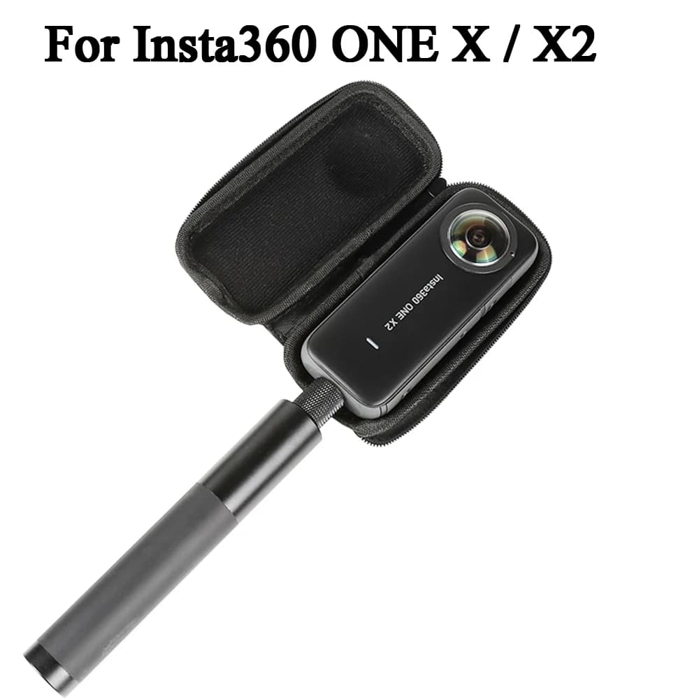 Per Insta360 ONE X X2 Mini Custodia protettiva in PU Custodia per scatola per accessori portatili per fotocamera panoramica Insta 360