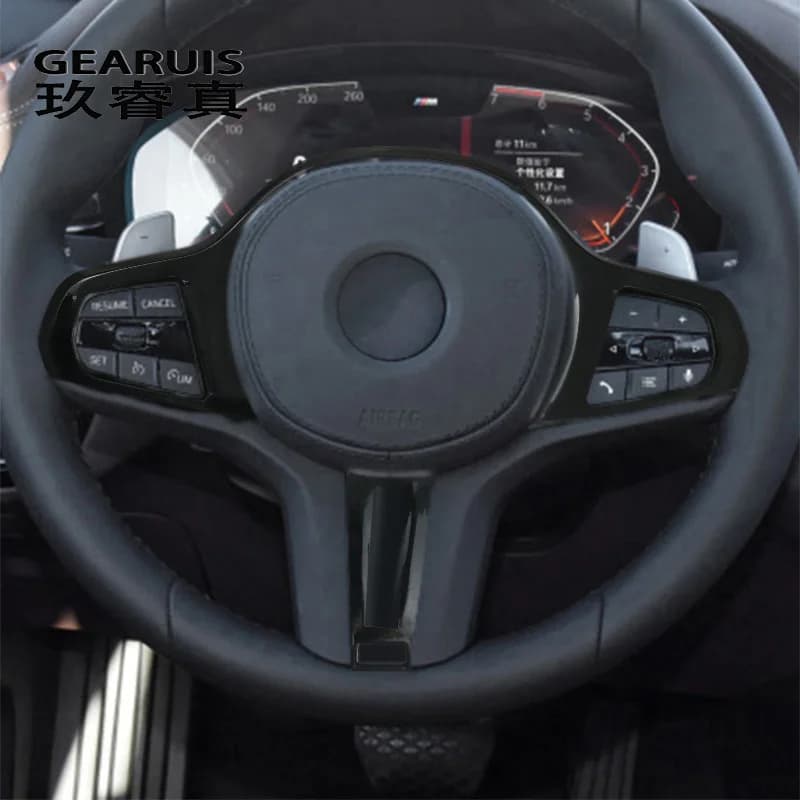 Coprivolante per telaio volante per auto rivestimento adesivo per BMW serie 5 G30 X3 G01 X4 G02 X5 G05 X6 G06 accessori per decalcomanie interne
