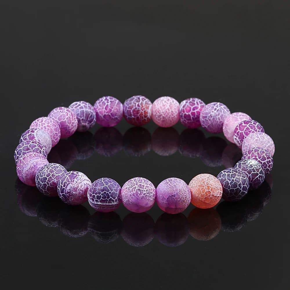 Classic Natural Agli Agenti Atmosferici Pietra 6/8/10 MILLIMETRI Borda il Braccialetto Chakra Braccialetti Elastici Per Le Donne Degli Uomini di Yoga di Preghiera gioielli Pulseras