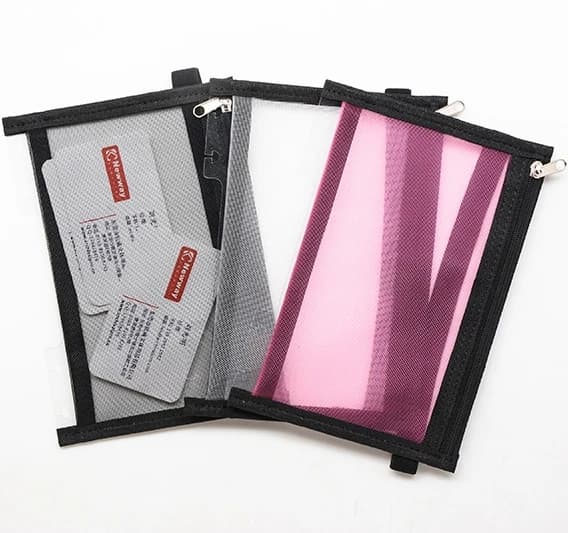 A5 Notepad Cover borsa con cerniera materiale Pp Business Fashion diario borsa per la conservazione del libro foro per funghi cartella per File a fogli mobili cartelle di carta